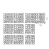 DecoMosaic 10-delige Set 3D Mozaïek Tegelstickers