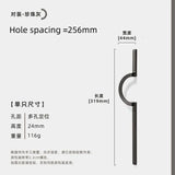 Cirkelvormig Meubelhandvat – Zinklegering | 64–256 mm Boorafstand | Nieuwe Chinese Stijl