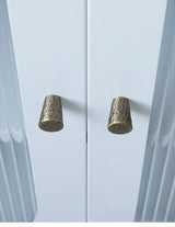 Vintage Handgehamerde Messing Kast- en Ladegrepen – Bronzen Meubelgrepen