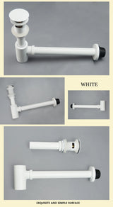 AquaStop Luxe Koperkleurige Geurvrije Sifon & Pop-Up Afvoer