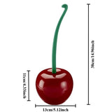 Toiletborstelhouder in Kersvorm – Rood, Groen of Wijnrood | Milieuvriendelijk & Decoratief