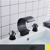 Suguword Wastafelkraan | 3-Gats | Dubbel Handvat