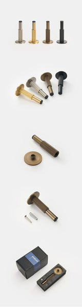 Nurlin Brass Knurled Deurstopper