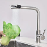 SteelFlex Gun Gray Uittrekbare Keukenkraan