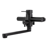 AquaFlex Wandkraan met Zijspuit – 360° Draai