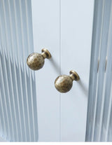 Vintage Handgehamerde Messing Kast- en Ladegrepen – Bronzen Meubelgrepen