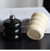 CeramiLux Creatieve Keramische Opbergpot met Deksel