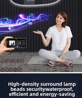 NordiLux Design Badkamerspiegel – Slimme LED Wandspiegel met Onregelmatige Vorm en Aluminium Frame