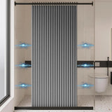 MagnaFold Opvouwbaar Douchegordijn met Magneten