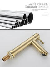 Klassieke Wastafelkraan | RVS | Enkel Handvat | Keramisch Ventiel