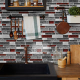 LuxeMarmer Zwart-Wit Marmerlook Wandstickers