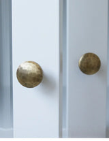 Vintage Handgehamerde Messing Kast- en Ladegrepen – Bronzen Meubelgrepen