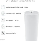 Well Made Forever Monaco Vrijstaande Wastafel – Glanzend Wit