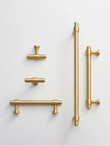 NurlinLux Massief Messing Franse T-Bar Handgrepen