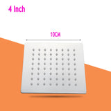 Vierkante Regendouchekop | Roestvrij Staal| Hoge Druk | Plafondmontage