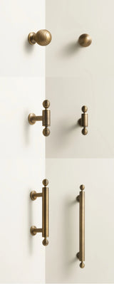 BrassElegance Massief Messing Retro T-Greep