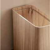 EcoPress Houten Afvalbak met Deksel