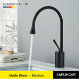 Moderne Wastafelkraan | Koper | Enkel Handvat – Geborstelde Afwerking