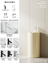 Keramisch Fineer Wastafelblad | Haplopore Kraanopening