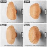 NordicPebble Massief Houten Wandhaak