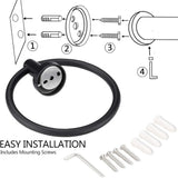 Handdoekring | Roestvrij Staal | Gelakte Afwerking