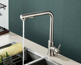 FlexiJet Zwarte Uittrekbare Keukenkraan