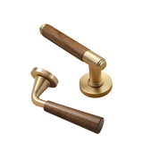 Walnoir Retro Houten Deurslot