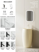 Keramisch Fineer Wastafelblad | Haplopore Kraanopening