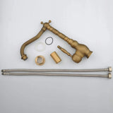 BronzoClassica Antiek Messing Keukenkraan