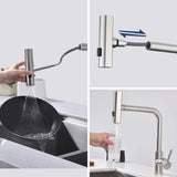 SteelFlex Gun Gray Uittrekbare Keukenkraan