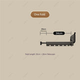 AquaExpand Uittrekbare Zuignap Douchegordijnstang