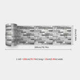 DecoMosaic Waterdichte Mozaïek Wandstickers