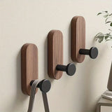 NordicWood Walnoothouten Wandhaken