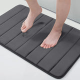 SoftStep Memory Foam Badmat – Antislip, Sneldrogend & Wasbaar – Voor Badkamer of Toilet