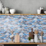 LuxeMarmer Zwart-Wit Marmerlook Wandstickers