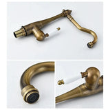 Klassieke Mengkraan | Geborsteld Nikkel | Warm & Koud Water | Enkel Handvat