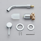 LuxaWall Elite – Inbouw Wastafelkraan in Geborsteld Goud