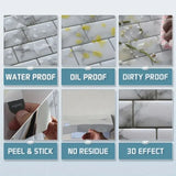 TileLux – Zelfklevende Wandtegel Stickers (5/10/20 Stuks)