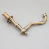 AquaVintage 3-Gats Waterval Wastafelkraan – Klassieke Luxe in Antiek Messing