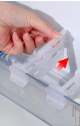 FlexiCool – 4-delige Koelkast Organizer Set met Telescoopverdeling