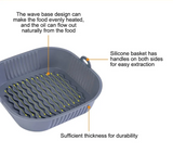 AirBake – Siliconen Airfryer Pot & Bakvorm – Herbruikbare Vierkante Oven- en BBQ-tray