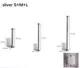 LUXROLLO - Zelfklevende RVS Toiletrolhouder (Verlengd & Zonder Boren)