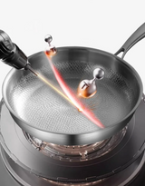 TitanPro – Pure Titanium Koekenpan met Hamerpatroon