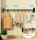 CookEase Keuken Wandrek – Multifunctionele Organizer voor Deksel, Spatel & Kookgerei