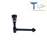 AquaStop Luxe Koperkleurige Geurvrije Sifon & Pop-Up Afvoer