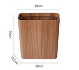 EcoPress Houten Afvalbak met Deksel