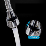 AquaFlex Steel – RVS Kraanverlengstuk met 360° Rotatie & Waterbesparing