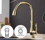 AquaFlex – Zilveren Uitschuifbare Keukenkraan met 360° Draaibare Uitloop