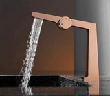 AurumFlow Luxe Roze Gouden Wastafelkraan