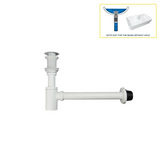 AquaStop Luxe Koperkleurige Geurvrije Sifon & Pop-Up Afvoer